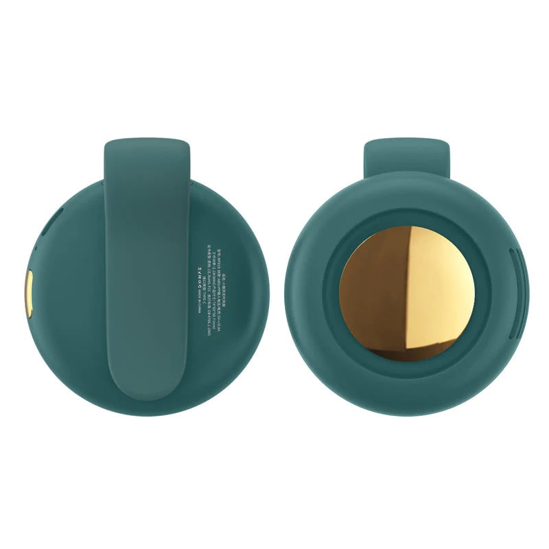💨 Whirlwind Clip Waist Neck Fan – 2-in-1: clip on waist or wear as necklace. Long 23hr runtime, quiet & powerful (5100rpm). Stay cool hands-free! 🌀🌿