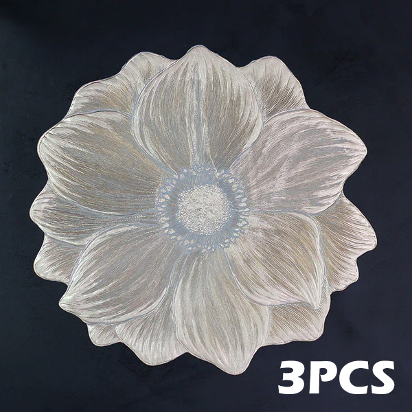 🌸Lotus-Shaped Heat-Resistant and Washable Placemat