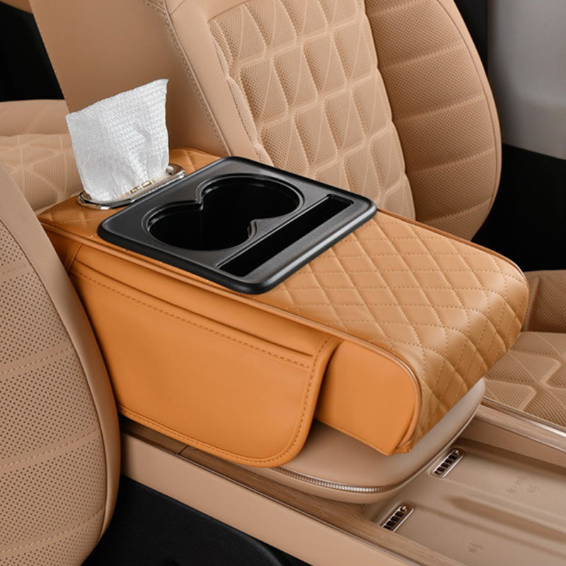 🚗Multifunctional Car Armrest Cushion – Ergonomic Comfort for Long Drives & Commuting✨