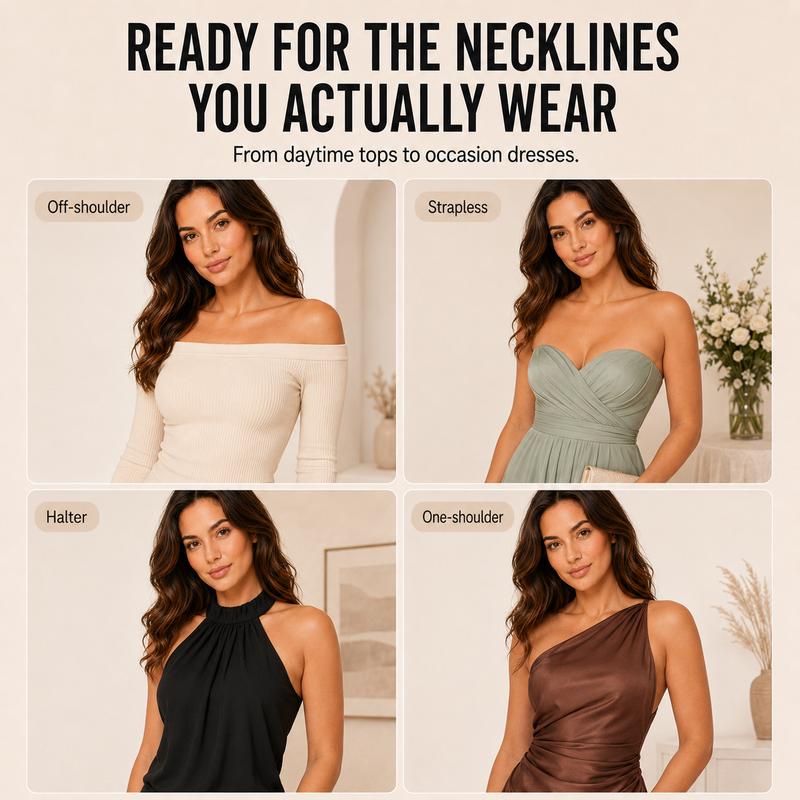 💜Women's Convertible Strapless Minimiser Bandeau Bra Underwire Unlined for Large Bust