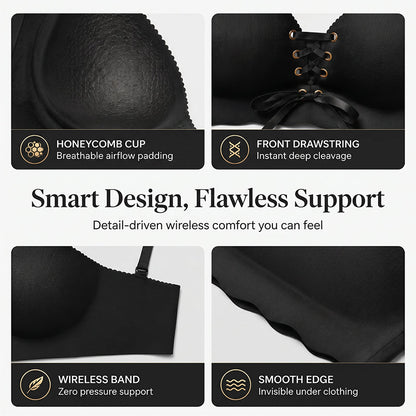 Women’s Seamless Breathable Push-Up Support Bra