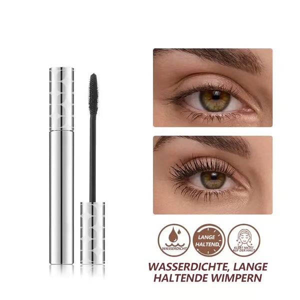 💜All-Day Beautiful Lashes, Smudge-Proof! Waterproof Fiber Mascara for Natural Volume.