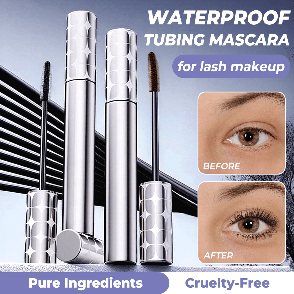 💜LAST DAY - BUY 1 GET 1 FREE💜All-Day Beautiful Lashes, Smudge-Proof! Waterproof Fiber Mascara for Natural Volume.