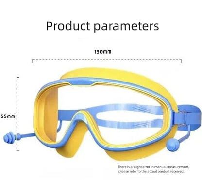 💜 LAST DAY PROMOTION - 50%OFF💜HD children's large frame waterproof and anti-fog swimming goggles🥽