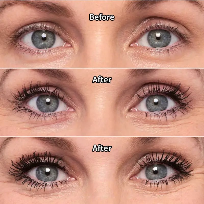 💜LAST DAY - BUY 1 GET 1 FREE💜All-Day Beautiful Lashes, Smudge-Proof! Waterproof Fiber Mascara for Natural Volume.