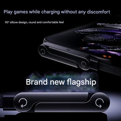 ⚡ Invisible Holder Charger Cable with Stand – Hidden Bracket Design, Fast Charging Support, Tangle-Free & Durable 📱