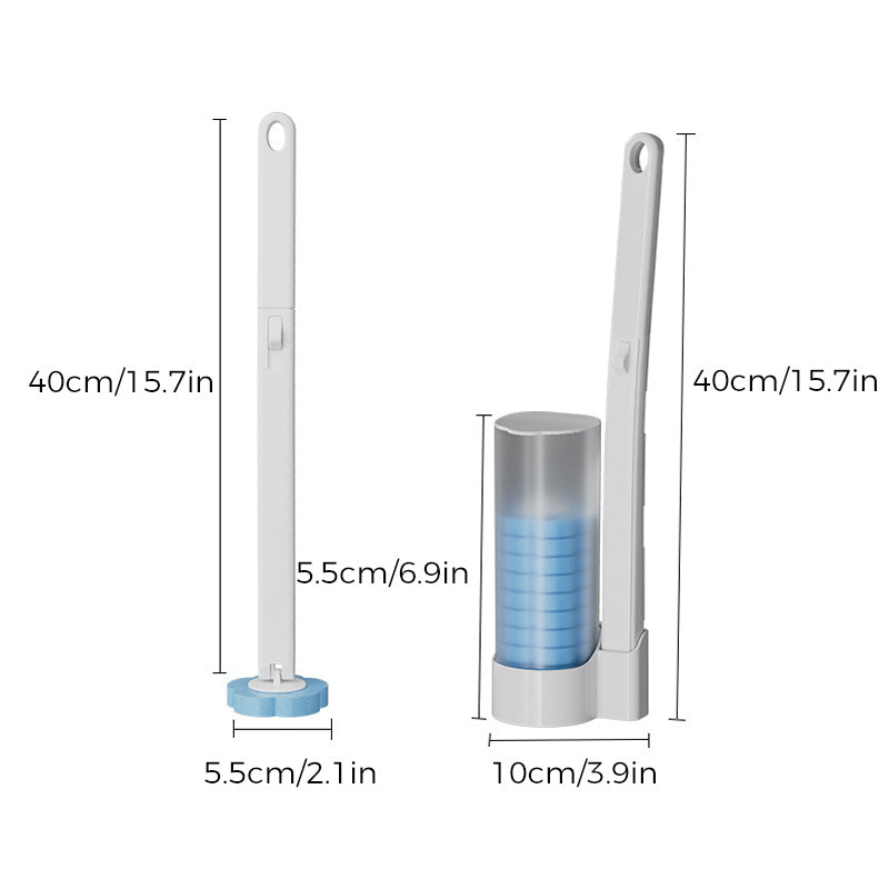 🚽 Last Day Special Price £8.78!!!⚡ Disposable Toilet Cleaning System – Hygienic One-Click Cleaning, No Residue Left, Easy to Use & Disposable 🧼