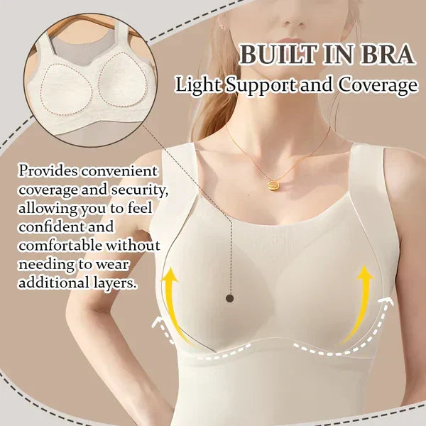 🎊Women's Thermal Tank Tops With Built-in Bra