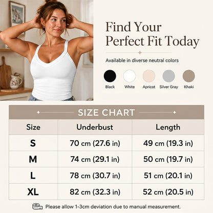 Women's Deep V-Neck Camisole Slim Fit