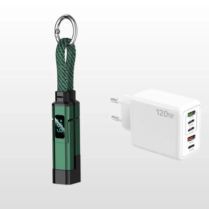 🔥4-in-1 Digital Display Keychain Charging Cable