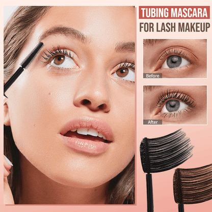 💜All-Day Beautiful Lashes, Smudge-Proof! Waterproof Fiber Mascara for Natural Volume.