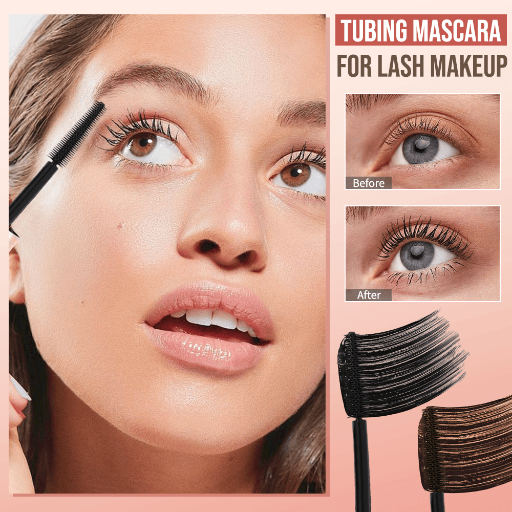 💜LAST DAY - BUY 1 GET 1 FREE💜All-Day Beautiful Lashes, Smudge-Proof! Waterproof Fiber Mascara for Natural Volume.