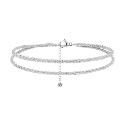🩷Dainty Layered Waterproof Anklet