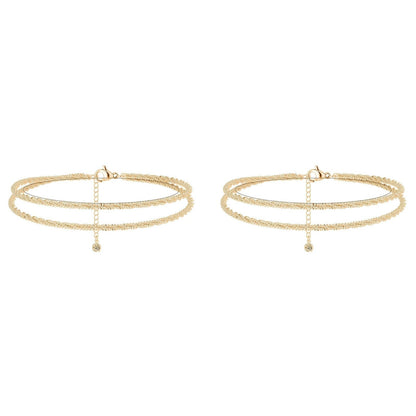 🩷Dainty Layered Waterproof Anklet