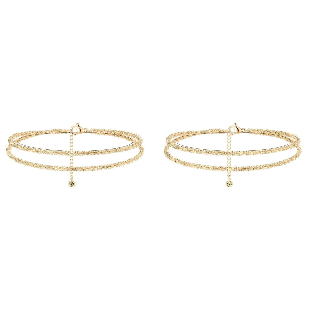 💜LAST DAY - BUY 1 GET 1 FREE💜Dainty Layered waterproof anklet