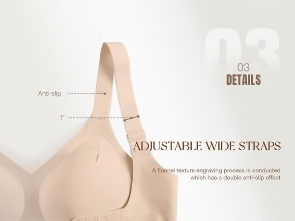 💜 LAST DAY PROMOTION - 50%OFF💜Women's Wireless V-Neck Crossover Mesh Seamless Push-Up Bra