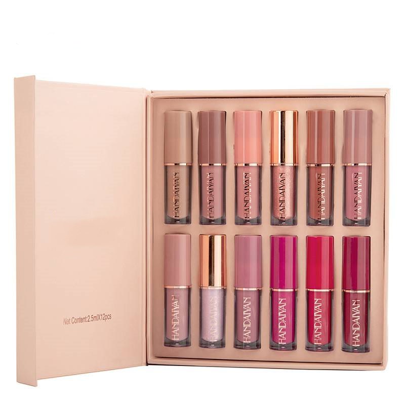 💄12-colour liquid lipstick
