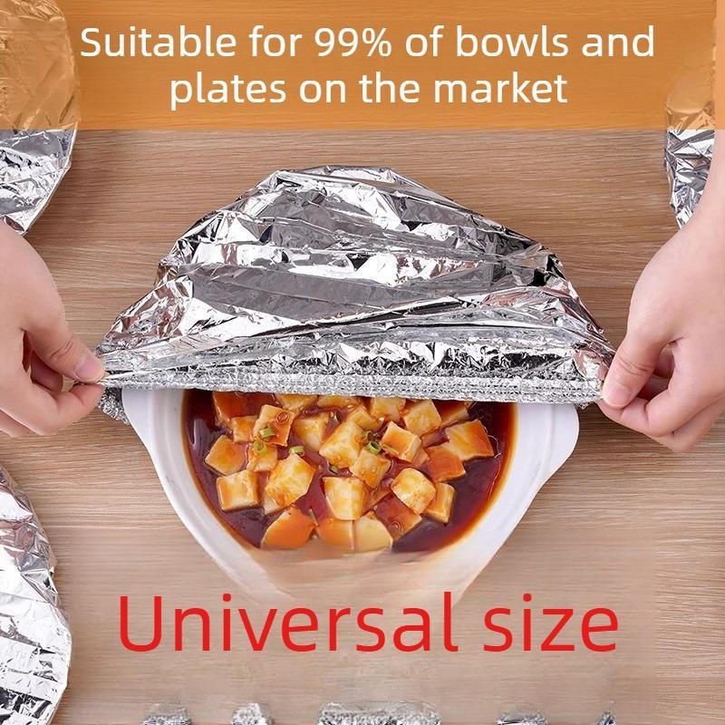 💥💥home dining table food container aluminum foil heat-retaining cover