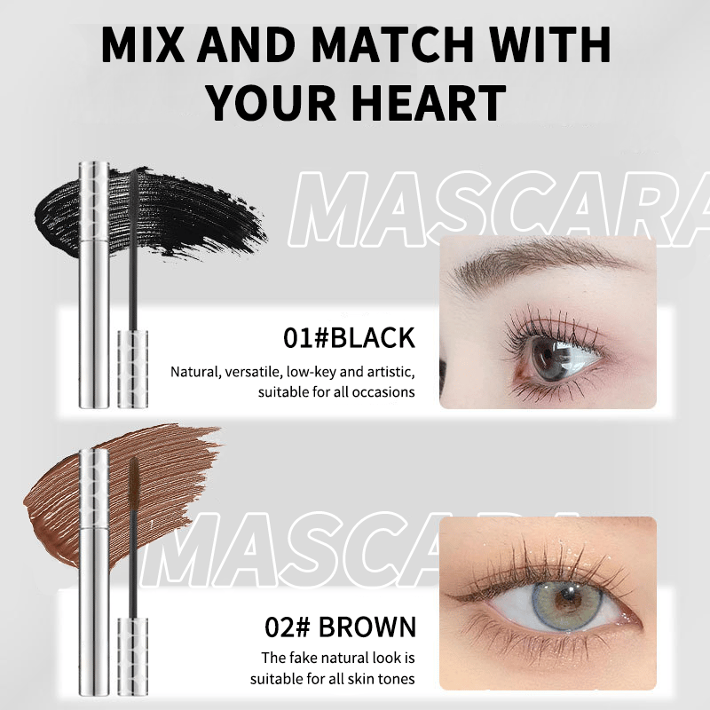 💜LAST DAY - BUY 1 GET 1 FREE💜All-Day Beautiful Lashes, Smudge-Proof! Waterproof Fiber Mascara for Natural Volume.