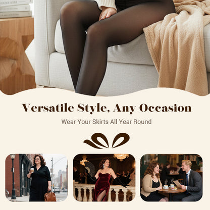 ⚡50K+ SOLD!❄️One-Seam Pile-Lined Shaping Tights✨ Stay Warm, Look Snatched💕