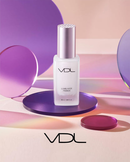 🖤Black Friday Sale🖤VDL Lumilayer Primer (Glowy Finish, 1.01fl oz) - Illuminating Pearl Makeup Base for Glowing Skin. Korean Makeup. Hydrating Radiance