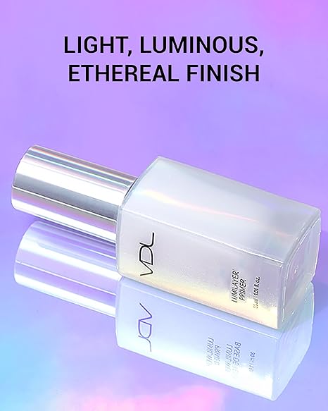 🖤Black Friday Sale🖤VDL Lumilayer Primer (Glowy Finish, 1.01fl oz) - Illuminating Pearl Makeup Base for Glowing Skin. Korean Makeup. Hydrating Radiance