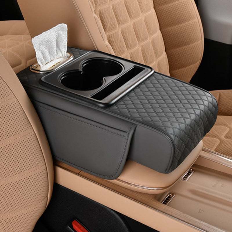 🚗Multifunctional Car Armrest Cushion – Ergonomic Comfort for Long Drives & Commuting✨