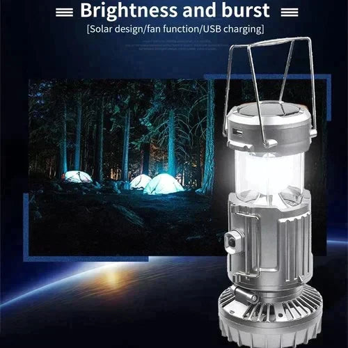 🔥LAST DAY PROMOTION - 50%OFF🔥Portable LED Camping Lantern With Fan
