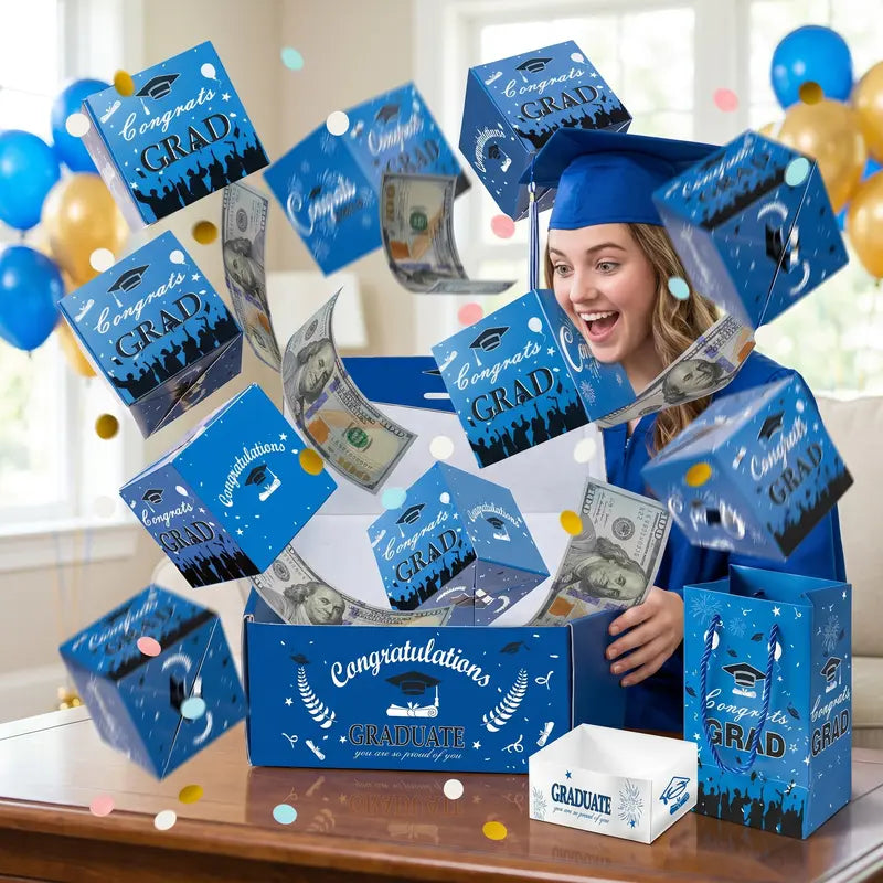 🎓Money Surprise Gift Box – Explosive Pop-Up for Grads 💥