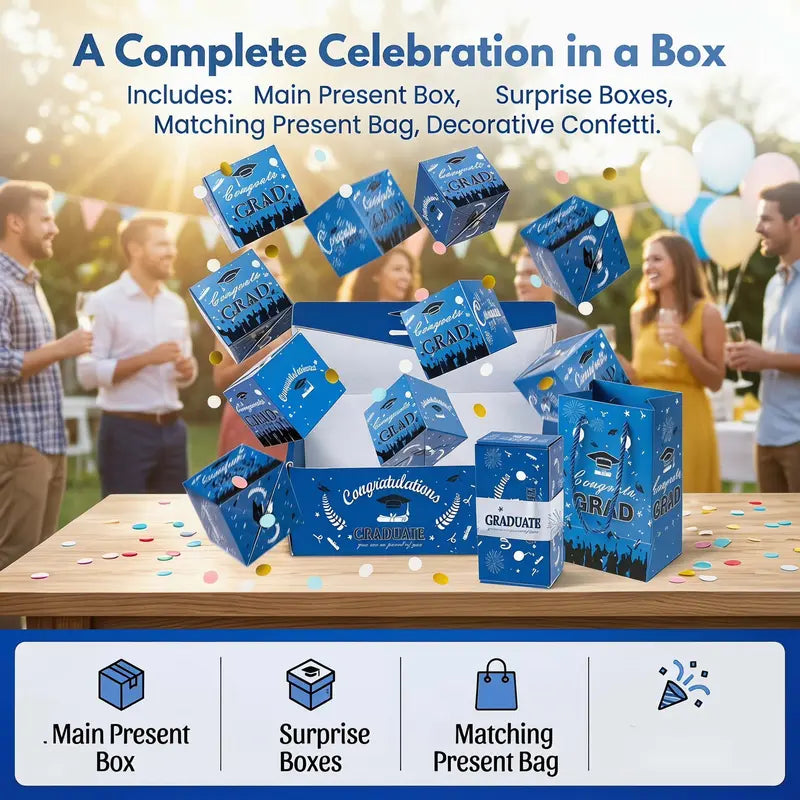 🎓Money Surprise Gift Box – Explosive Pop-Up for Grads 💥