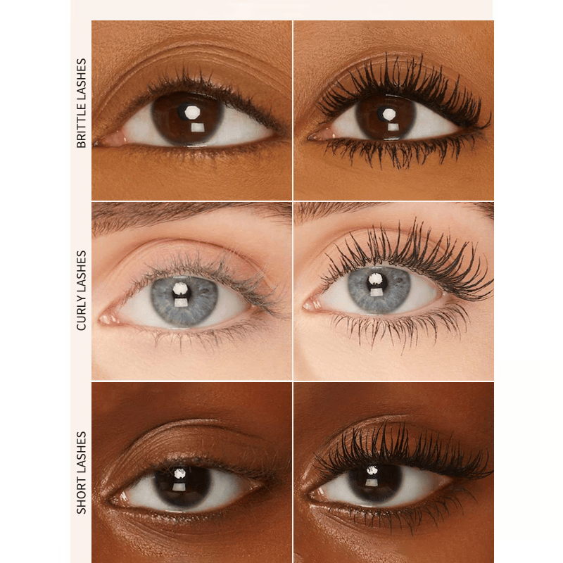 💜LAST DAY - BUY 1 GET 1 FREE💜All-Day Beautiful Lashes, Smudge-Proof! Waterproof Fiber Mascara for Natural Volume.