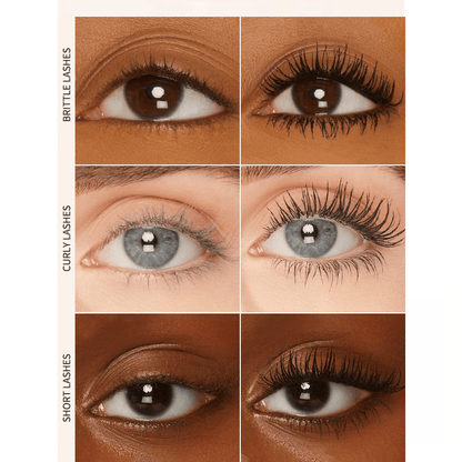 💜LAST DAY - BUY 1 GET 1 FREE💜All-Day Beautiful Lashes, Smudge-Proof! Waterproof Fiber Mascara for Natural Volume.