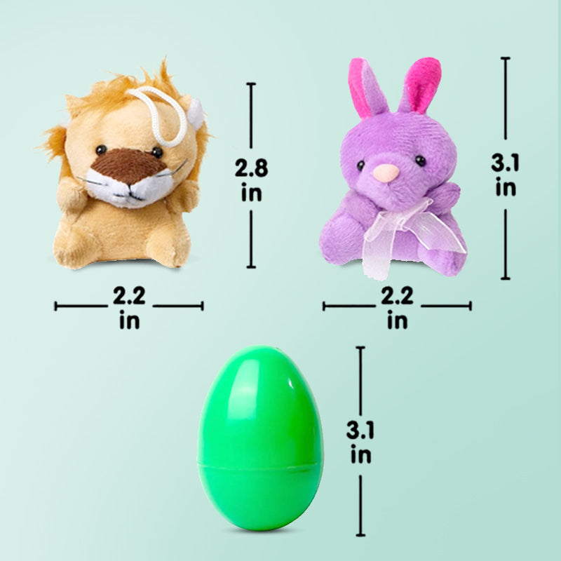 🎁Easter Hot Sale 50% OFF🎁Prefilled Easter Eggs with Stuffed Animals Toys