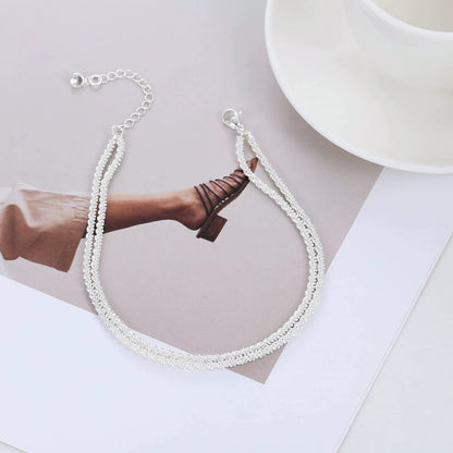 💜LAST DAY - BUY 1 GET 1 FREE💜Dainty Layered waterproof anklet
