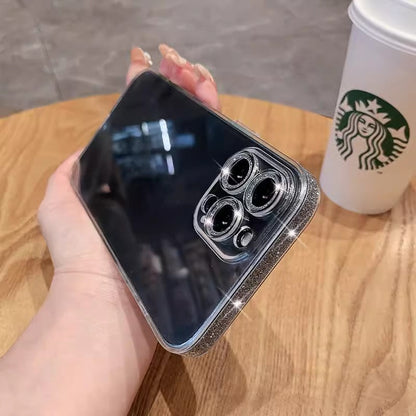 🔥Limited Time 50% OFF🔥Glossy transparent iPhone case with side camera protection