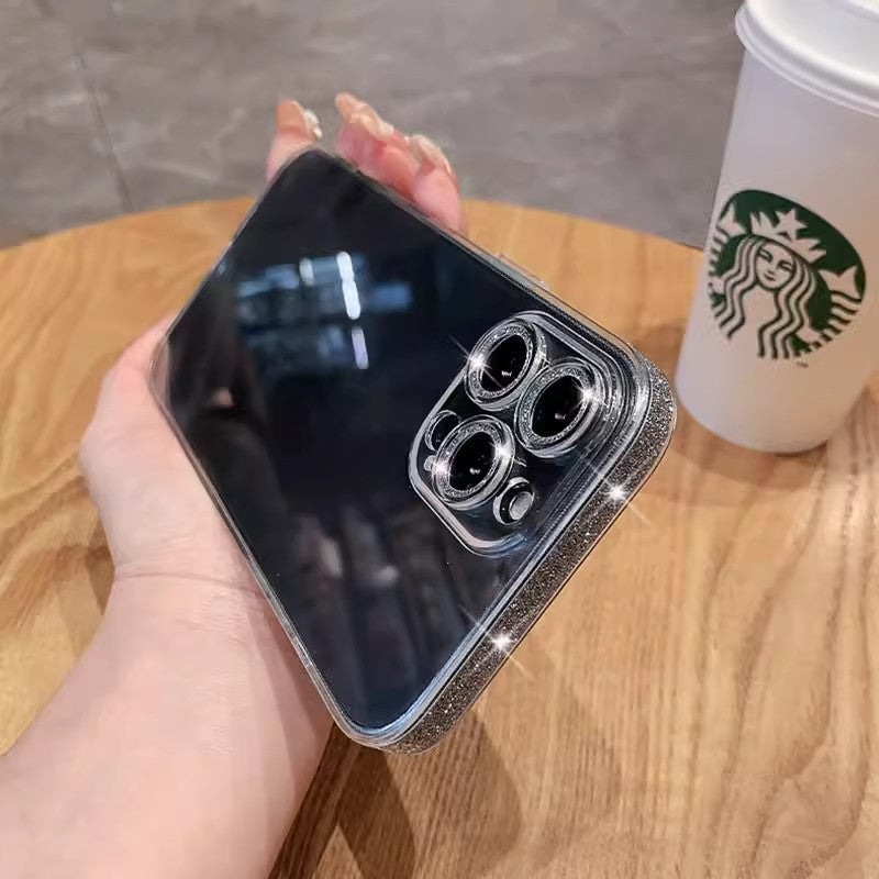 🔥Limited Time 50% OFF🔥Glossy transparent iPhone case with side camera protection