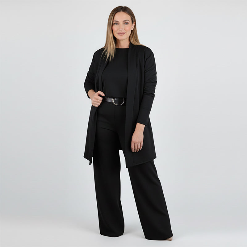 ✈️Free shipping worldwide⏳Time-Limited Special⏰Elegant 3-piece set including long cardigan, top and pants💞