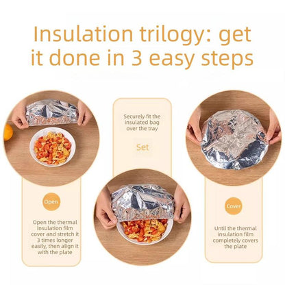 💥🎁home dining table food container aluminum foil heat-retaining cover