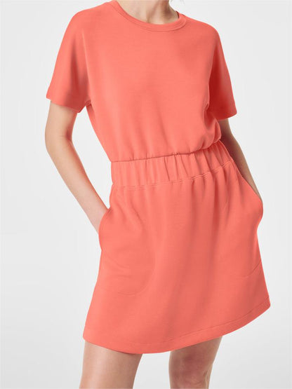 Casual Elastic-Waist T-Shirt Dress👗Buy 2 Free Shipping✈️✈️