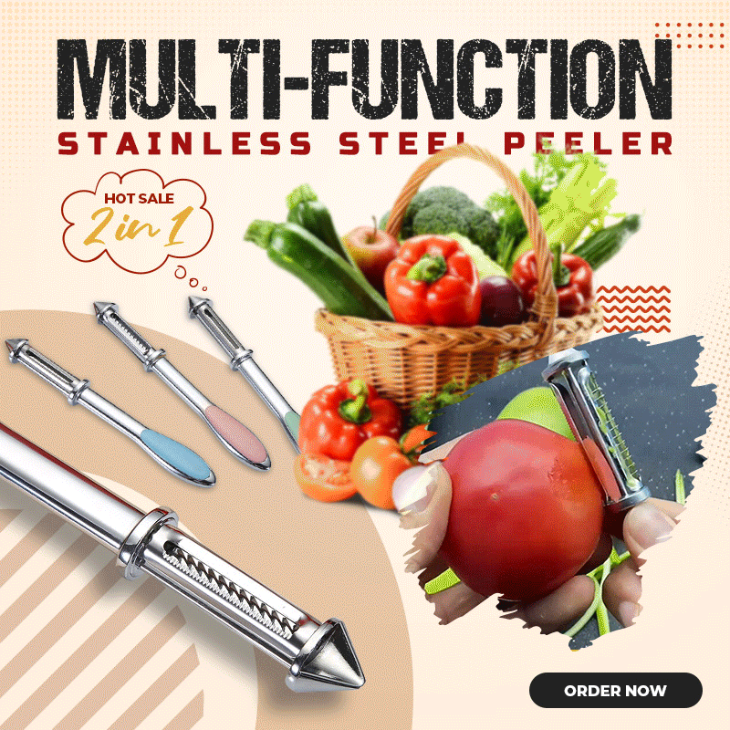 🔥🖤Black Friday Sale:50% OFF🔥Multi-function Stainless Steel Peeler