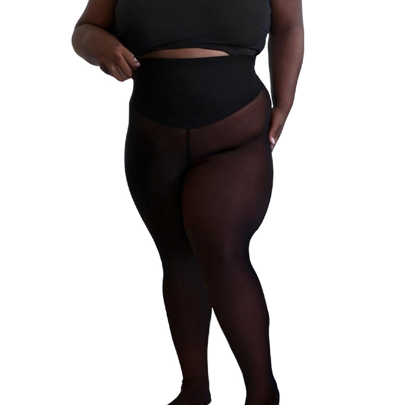 ⚡50K+ SOLD!❄️One-Seam Pile-Lined Shaping Tights✨ Stay Warm, Look Snatched💕