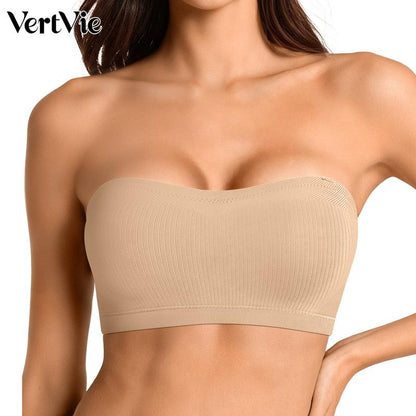 💜LAST DAY BUY 1 GET 1 FREE💜Strapless, wire-free bra with crossover side closure