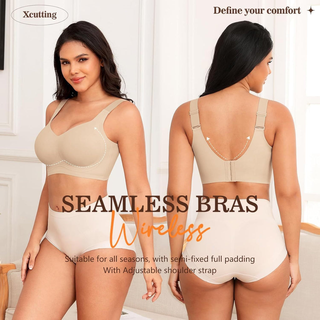 💜 BLACK FRIDAY BIG DEAL💜Women's Seamless Full Coverage Wireless Bra（副本）