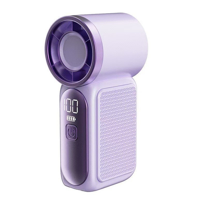❄️ Turbo Handheld Fan – 16900 RPM, 6 speeds, LED display