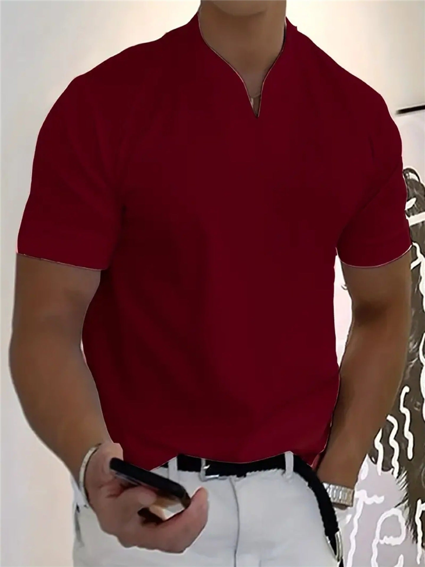 💎Men Gentlemans Business Short Sleeve Fitness T-shirt