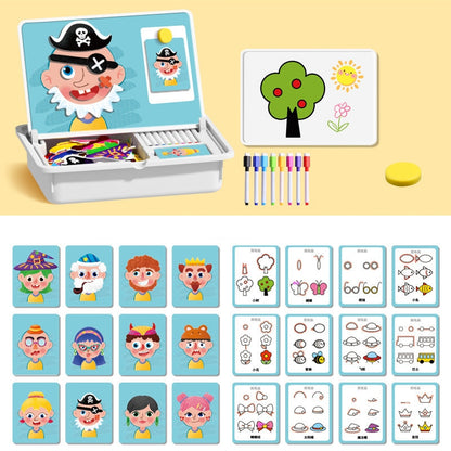 🎃HALLOWEEN PRE-SEASON 50% OFF👻 Magnetic Puzzle Dress-Up Game Children's Double-Sided Educational Toy Portable Preschool Learning Toy