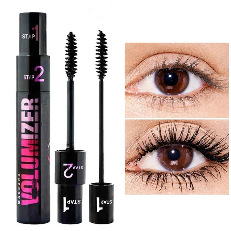 🌸Limited time discount✨2 in 1 Double Effect Long Thick Curl Eyelash Mascara💖24 hours delivery from UK✈️
