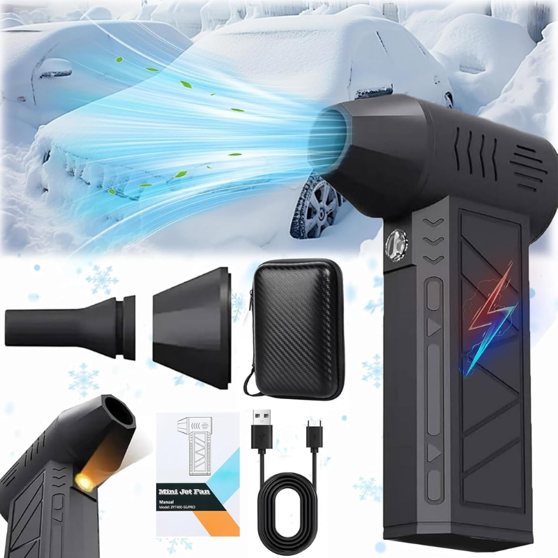 ❄️ Winter Pro — The LED Turbo Blower That Clears Snow in Seconds