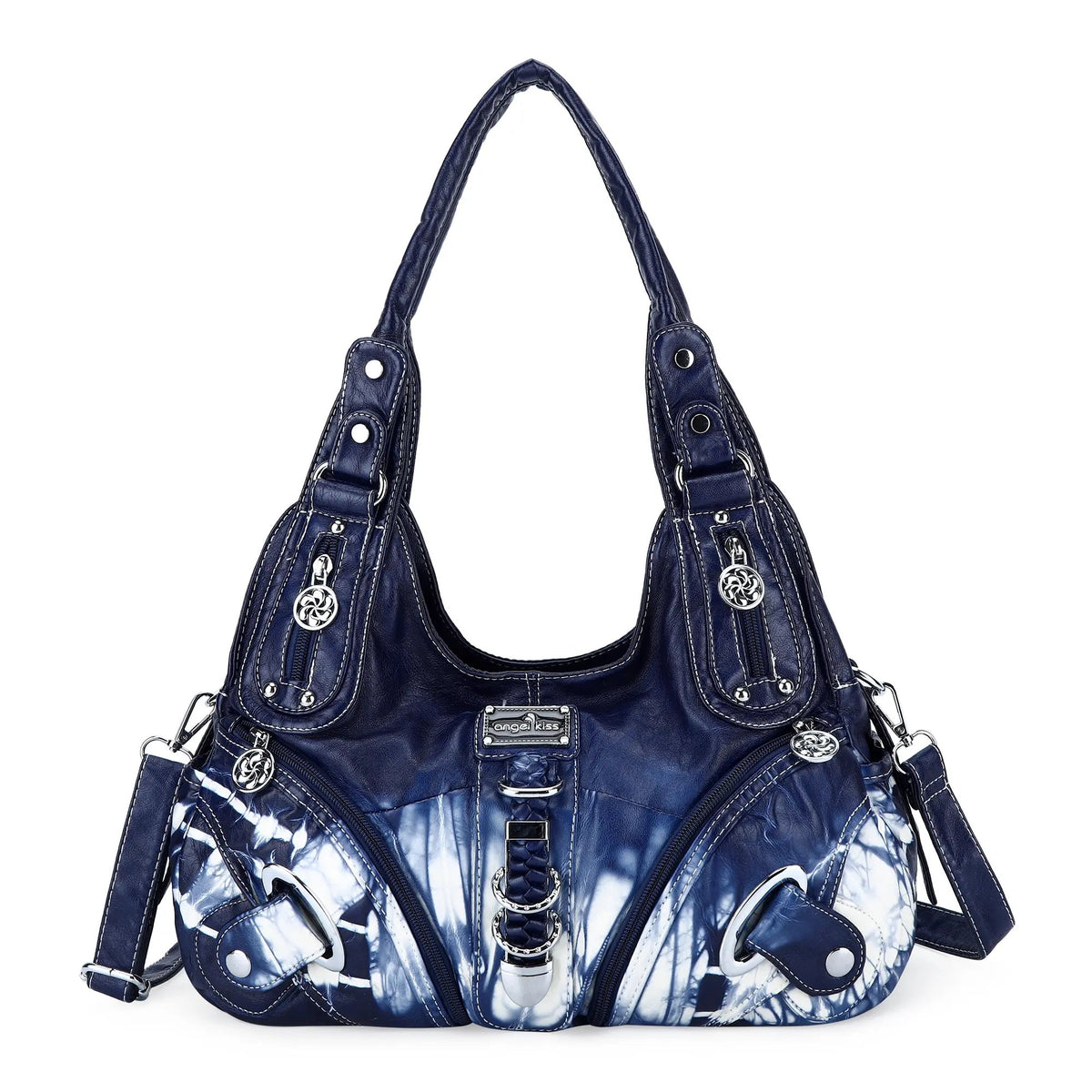Vintage Studded Hobo Bag