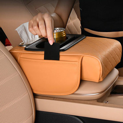 🚗Multifunctional Car Armrest Cushion – Ergonomic Comfort for Long Drives & Commuting✨